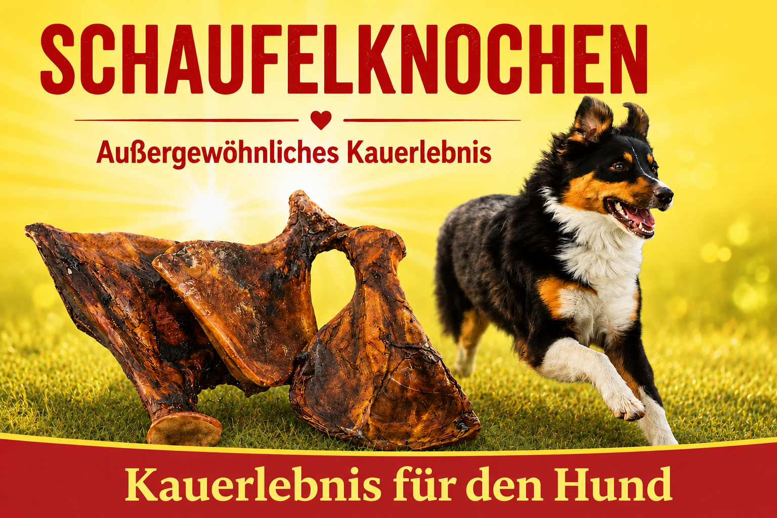 Getrocknete Schaufelknochen