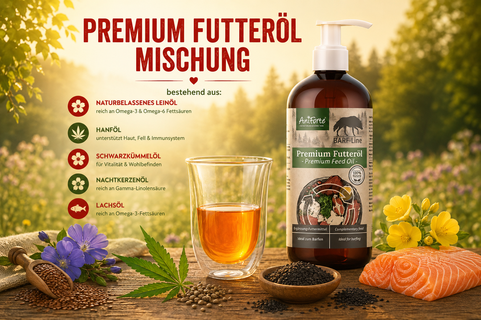 Premium Futteröl Mischung