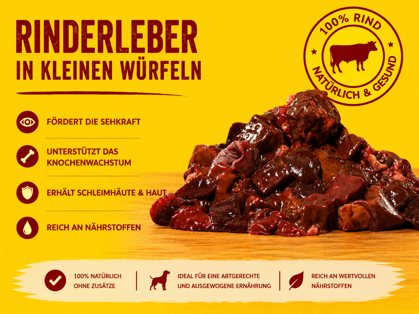 Rinderleberwürfel