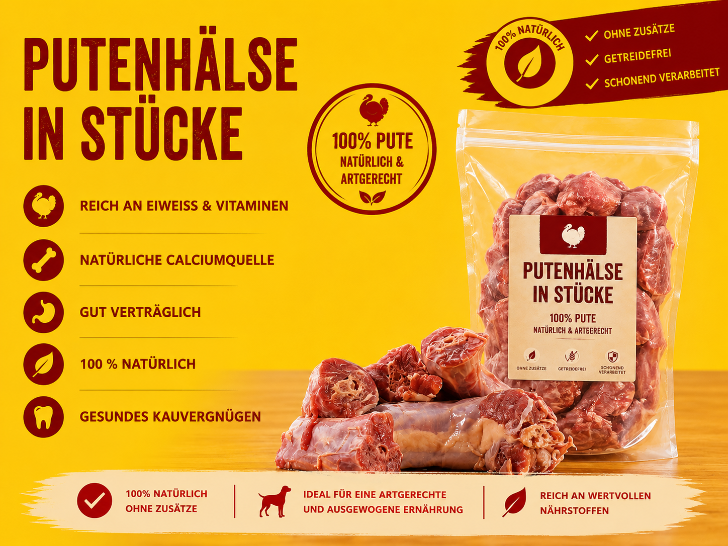 Putenhälse Stücke