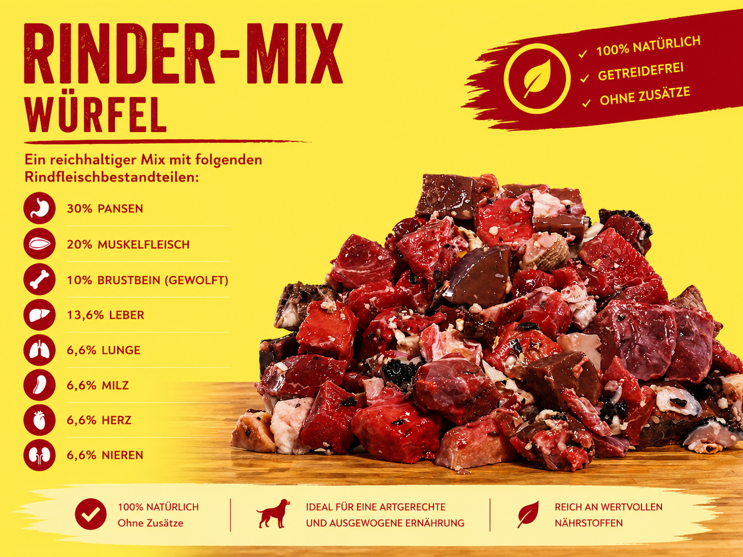 Rindermix Würfel