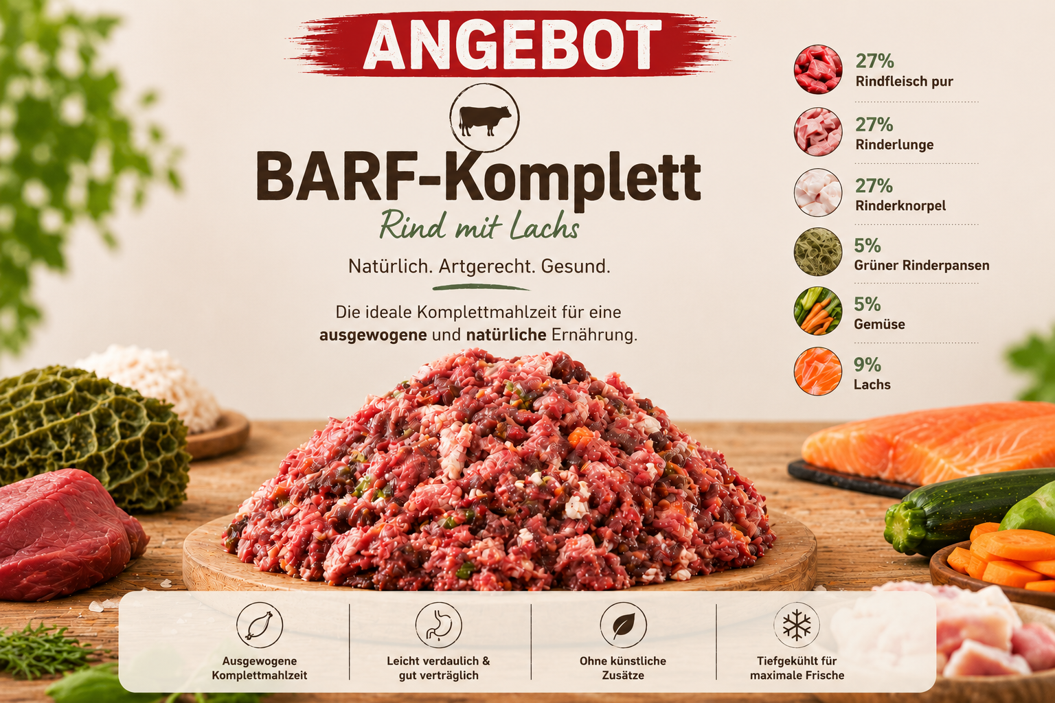 1 kg BARF-Komplett