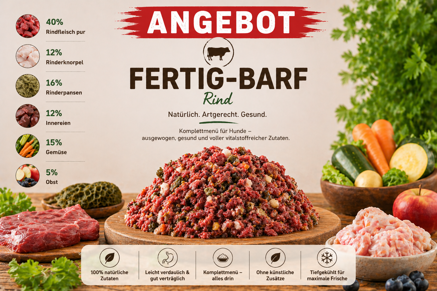 1 kg Fertig BARF